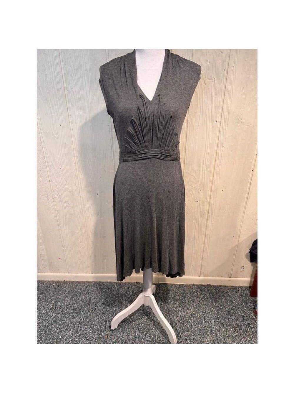 Chelsea & Theodore Gray High Low Dress Size Medium